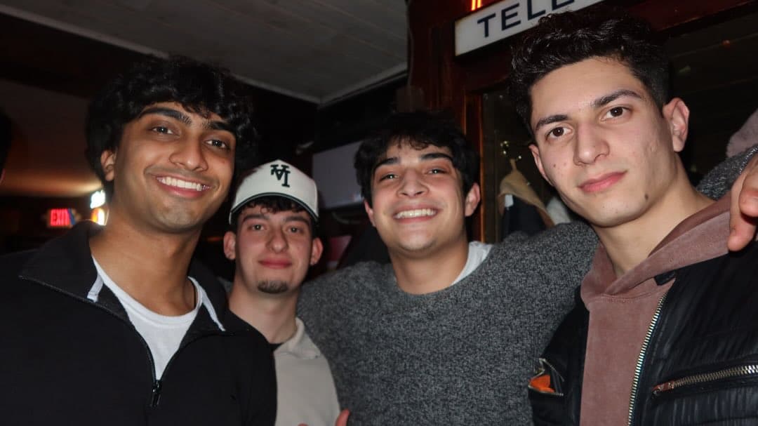 Friends at the tavern